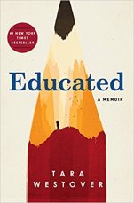 Educated by Tara Westover (cover) Image: a giant sharpened pencil as background