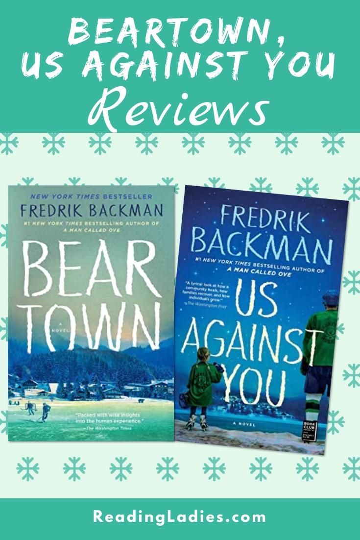 Beartown and Us Against You by Fredrik Backman (covers)