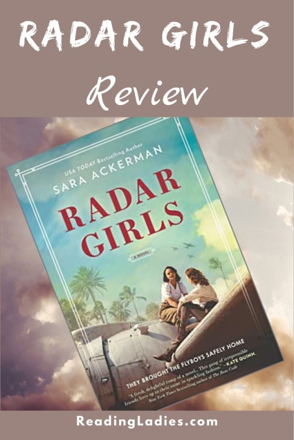 Radar Girls by Sara Ackerman (cover) two young women sit on the wing of an old airplane