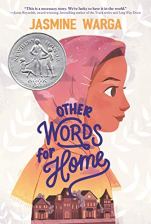 Other Words For Home by Jasmine Warga (cover) Image: the profile of a young girl wearing a headscarf
