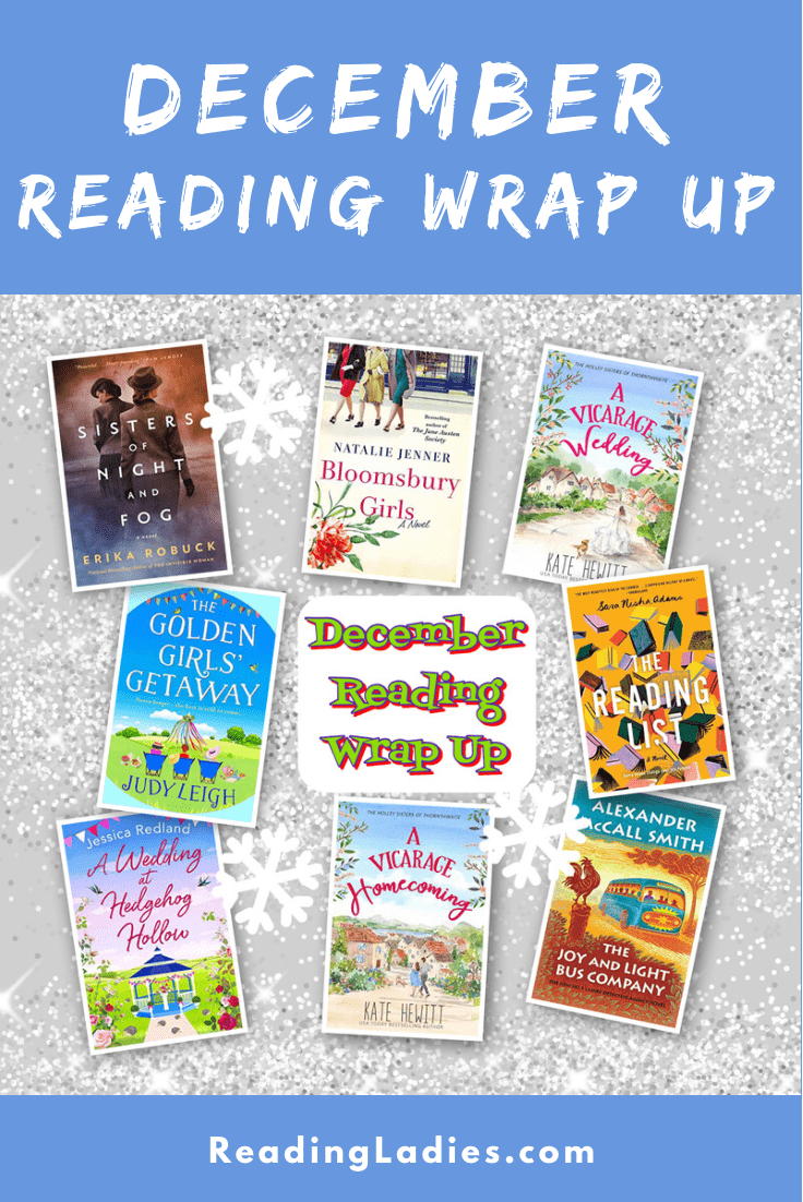 December Reading Wrap Up (collage of titles)